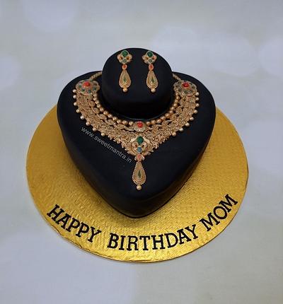 Jewellery set designer fondant cake - Cake by Sweet Mantra Homemade Customized Cakes Pune