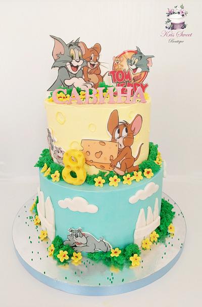 Tom and Jerry  cake - Cake by Kristina Mineva