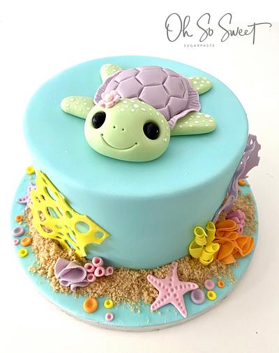 Sea Turtle Cake - Cake by Cakes By Samantha (Greece)
