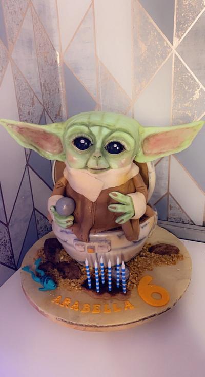 Baby yoda birthday cake - Cake by Ashlei Samuels