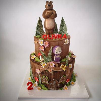 Máša a Medveď  - Cake by Manuela Jonisova