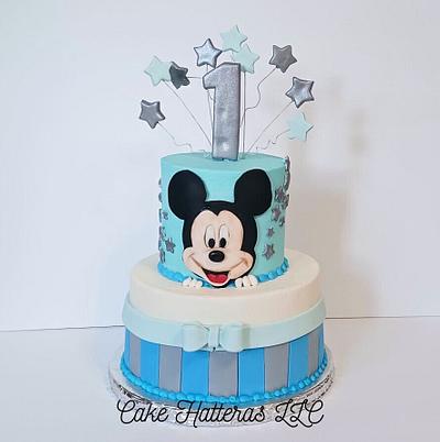 Tiered Mickey Mouse Cake - Cake by Donna Tokazowski- Cake Hatteras, Martinsburg WV