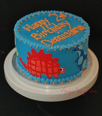 Meri Meri Dino Theme Cake - Cake by lorieleann
