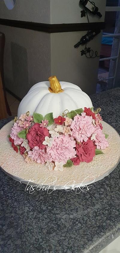 Floral pumpkin Cake - Cake by Tascha's Cakes