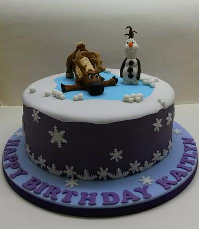 Sven & Olaf - Cake by Sarah Poole