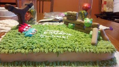 Angry Birds - Cake by Nikki 