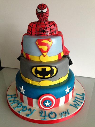 Superhero - Cake by daisycakesnorthants
