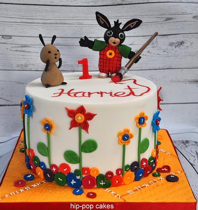 Bing!  (a children show on ceebies) - Cake by Lesley Marshall cake art