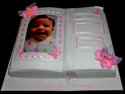 Little Olivia's Christening Cake - Cake by Raewyn Read Cake Design
