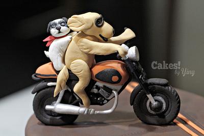 Cafe Racer 40th celebration - Cake by Cakes! by Ying