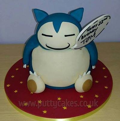 Snorlax - Cake by Putty Cakes
