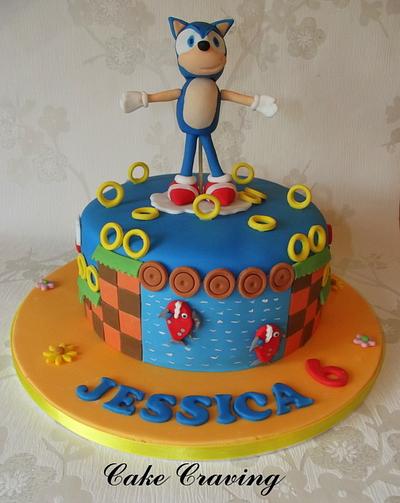 Sonic the Hedgehog - Cake by Hayley