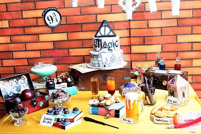 PDCA Dessert Table Collaboration- Harry Potter  - Cake by Luscious Bakes by Rashmi 