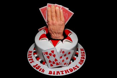 Pick a card, any card.... - Cake by Julie's Cake in a Box