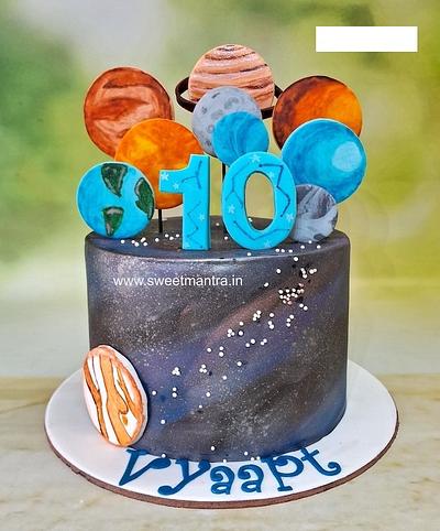 Planets in Galaxy cake - Cake by Sweet Mantra Homemade Customized Cakes Pune