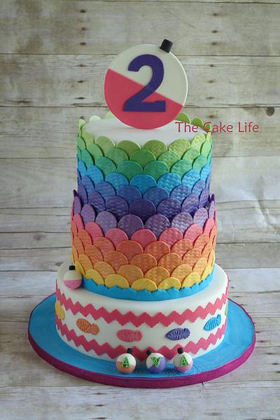 Girly fishing cake - Cake by The Cake Life