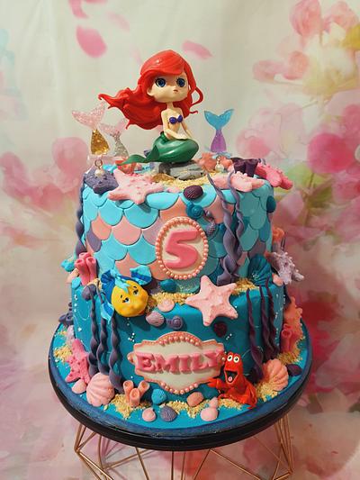 Little mermaid - Cake by ClaudiaSugarSweet