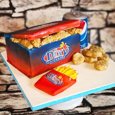 3D fast food cake  - Cake by Crazy cake lady 