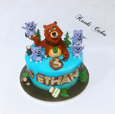 Grizzy and the lemming - Cake by Donatella Bussacchetti