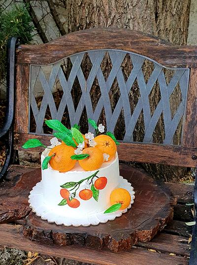 Orange cake - Cake by Мария Токмакчиева 