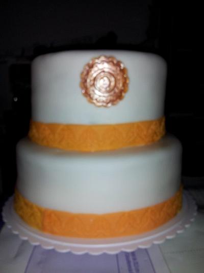 A Purity Wedding ceremony cake - Cake by Tica's Cakes