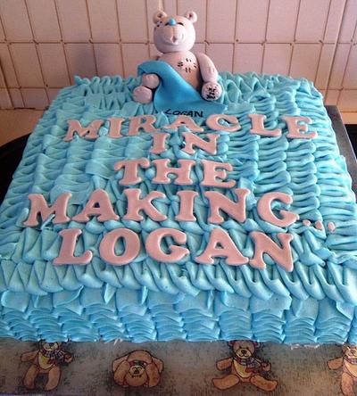 Baby Shower Cake - Me to You Bear - Cake by Lisag