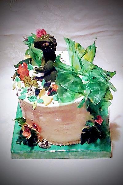 Dinosaur cake 🦖 - Cake by Édesvarázs
