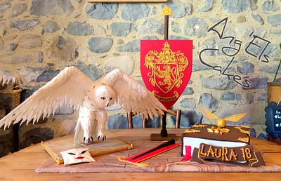Harry Potter owl  - Cake by Els tess