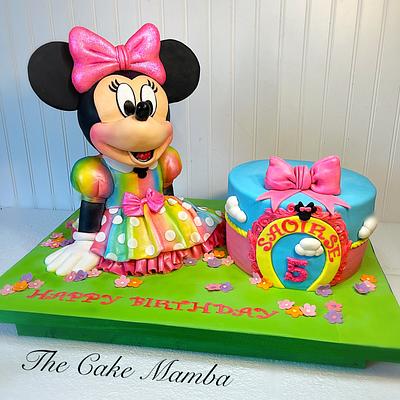 Minnie Mouse cake - Cake by The Cake Mamba