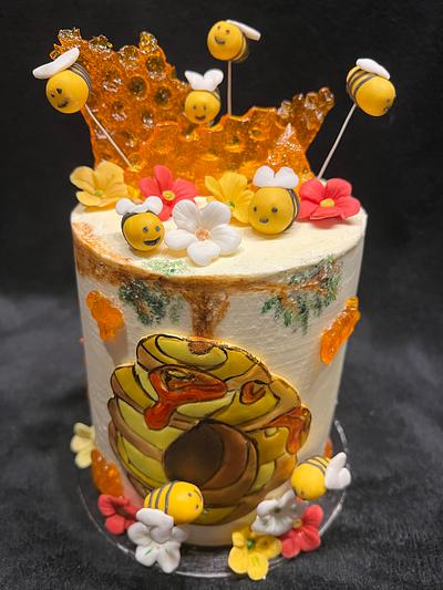 Bee cake - Cake by Sona617