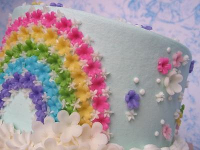 Girly Rainbow - Cake by Corrie