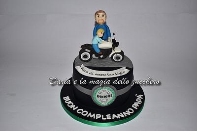 Benelli moto bike cake - Cake by Daria Albanese