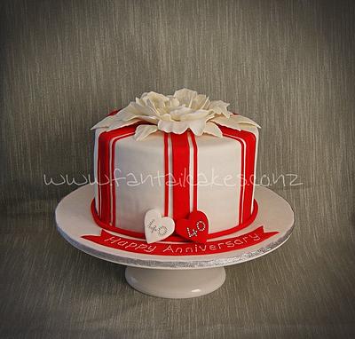 Ruby Anniversary - Cake by Fantail Cakes