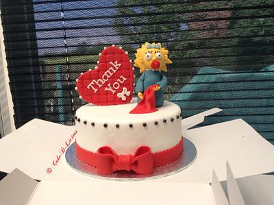 Maggie Simpson - Cake by Sweet Lakes Cakes