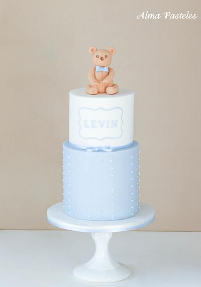 Levin's Baptism Cake - Cake by Alma Pasteles