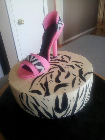 Zebra Chic - Cake by Carrie