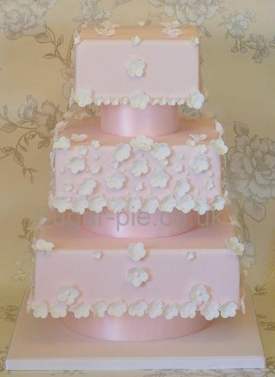 Blossom wedding cake  - Cake by Sugar-pie