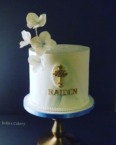 Christening cake! - Cake by Bella's Cakes 