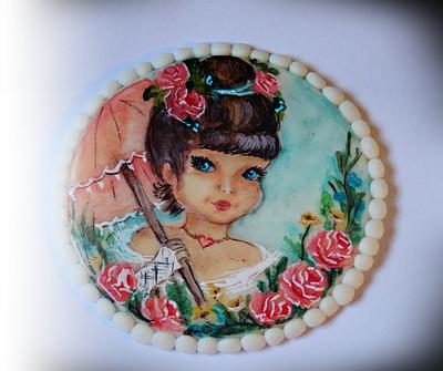 Painted cookie -vintage - Cake by Olanuta Alexandra
