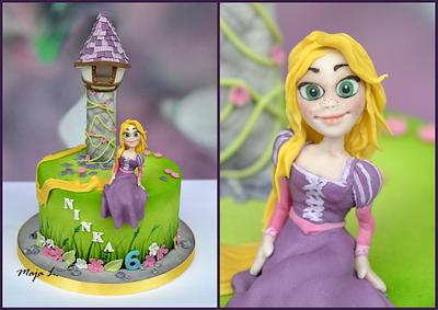 Rapunzel - Cake by majalaska
