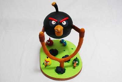 Angry birds - Gaff - Cake by Lia Russo