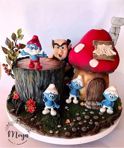 Smurfs cake - Cake by Branka Vukcevic