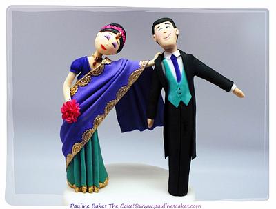 Here Comes The Bride With Her Runaway Groom? - Cake by Pauline Soo (Polly) - Pauline Bakes The Cake!