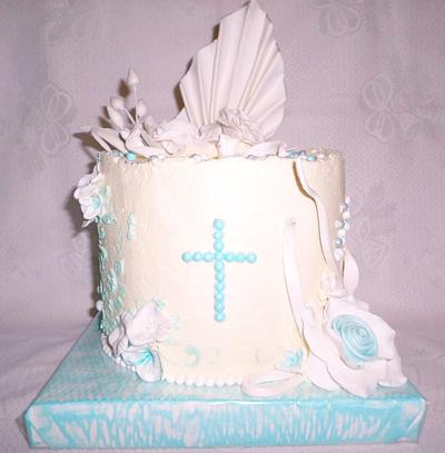 First Communion - Cake by Édesvarázs