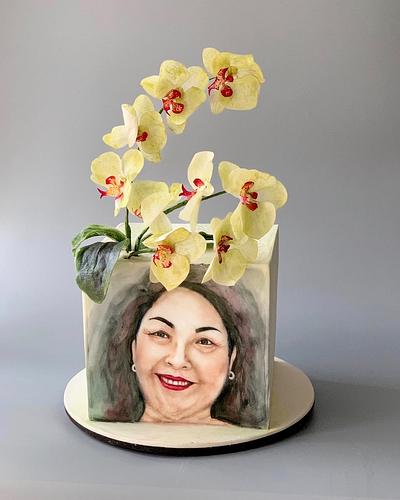 Green Orchid - Cake by Dsweetcakery