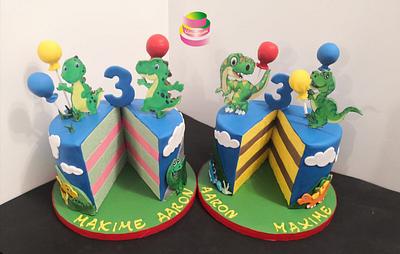 Dinosaur cakes - Cake by Ruth - Gatoandcake