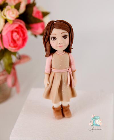 Cake topper for a pretty girl - Cake by Arianna