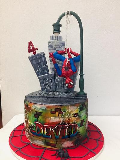 Spiderman  - Cake by Viviana cake