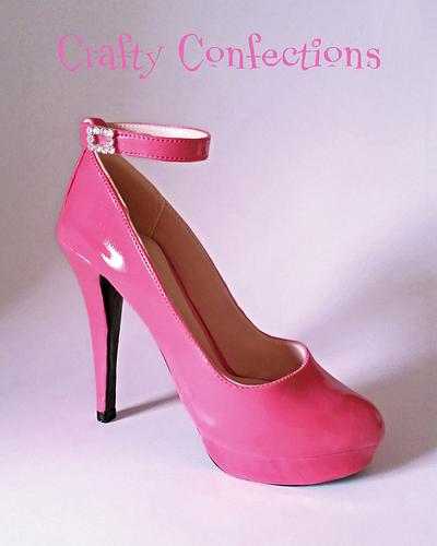 Sugar stiletto with ankle strap - Cake by Craftyconfections