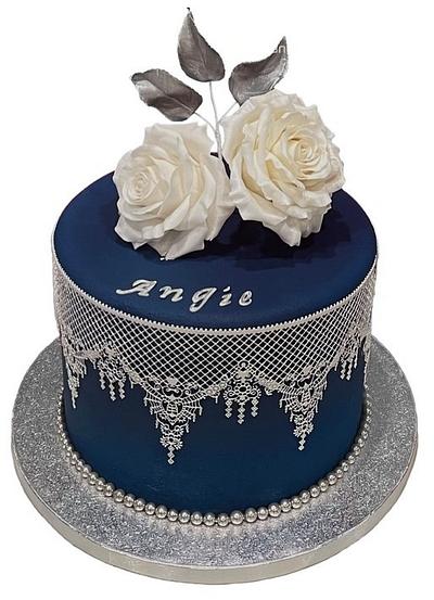 Royal blue cake - Cake by rdevon